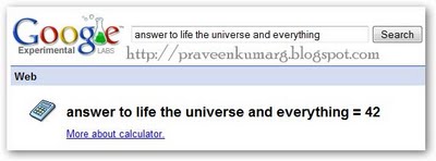 answer to life the universe